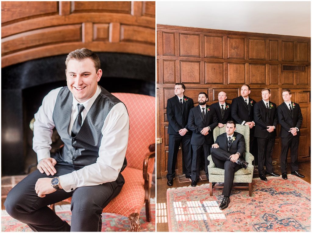 2019 wedding highlights virginia photographers willow oaks country club groom groomsmen