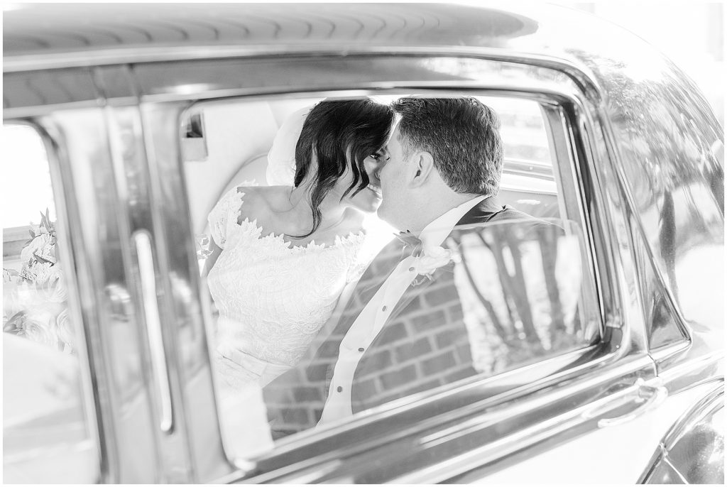 2019 wedding highlights virginia photographers amber grove bride and groom vintage car rolls royce