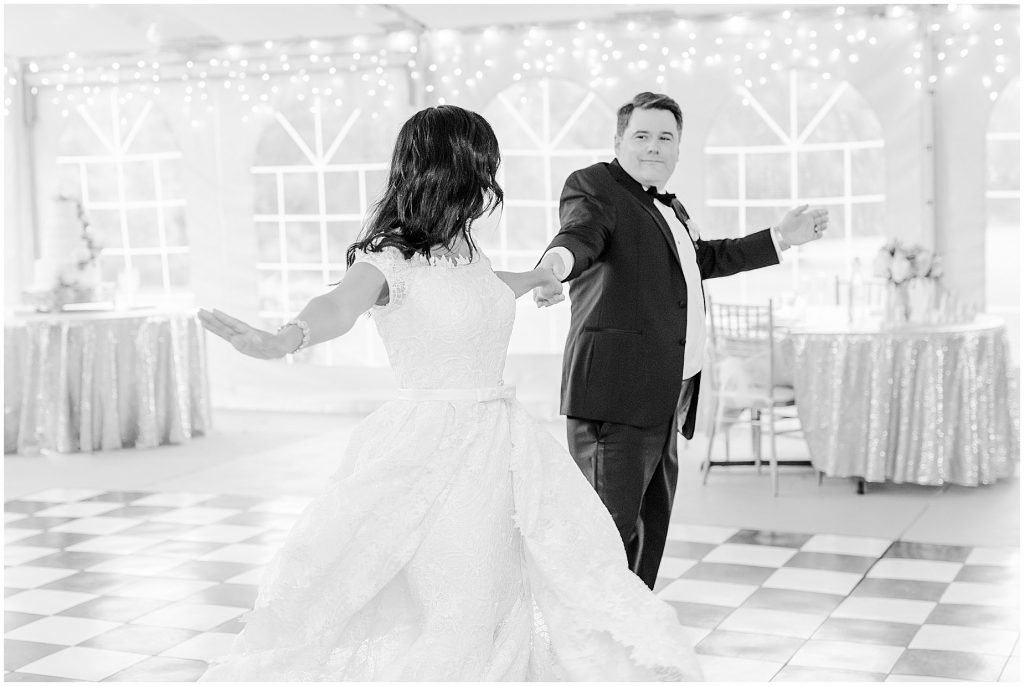 2019 wedding highlights virginia photographers amber grove reception bride and groom