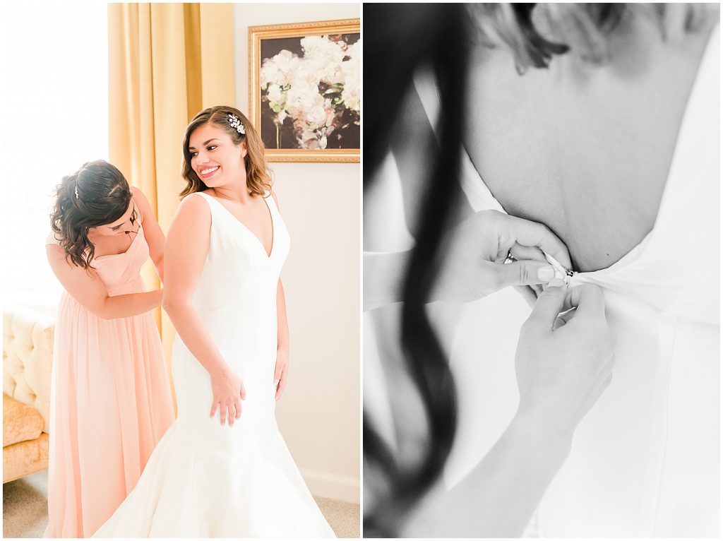 2019 wedding highlights virginia photographers the cavalier hotel beach bride getting ready