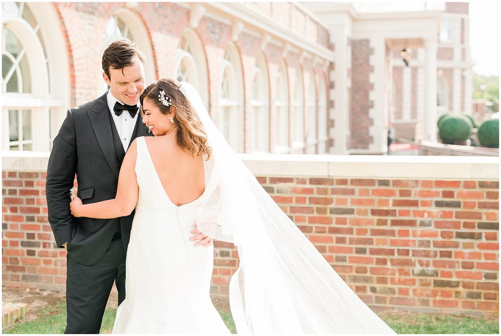  wedding virginia photographers the cavalier hotel bride and groom veil