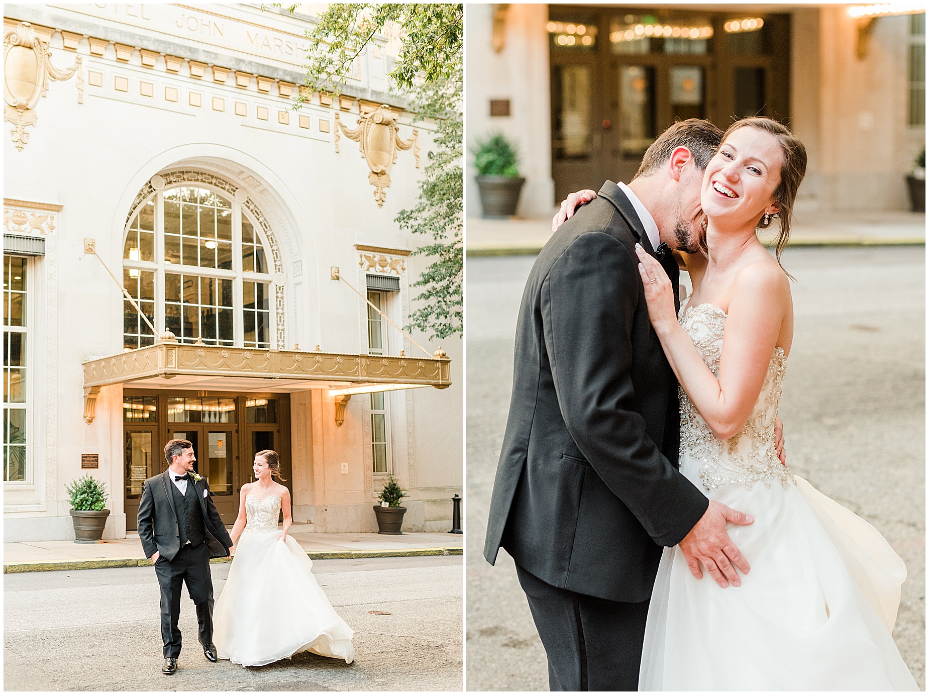 john marshall ballrooms richmond virginia downtown wedding portraits