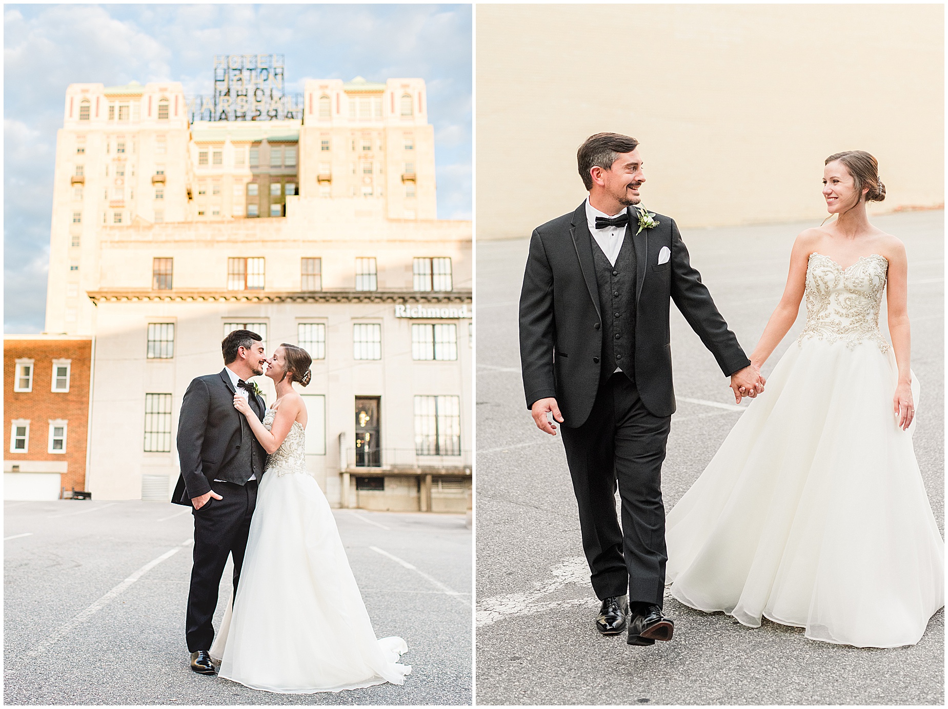 john marshall ballrooms richmond virginia downtown wedding portraits