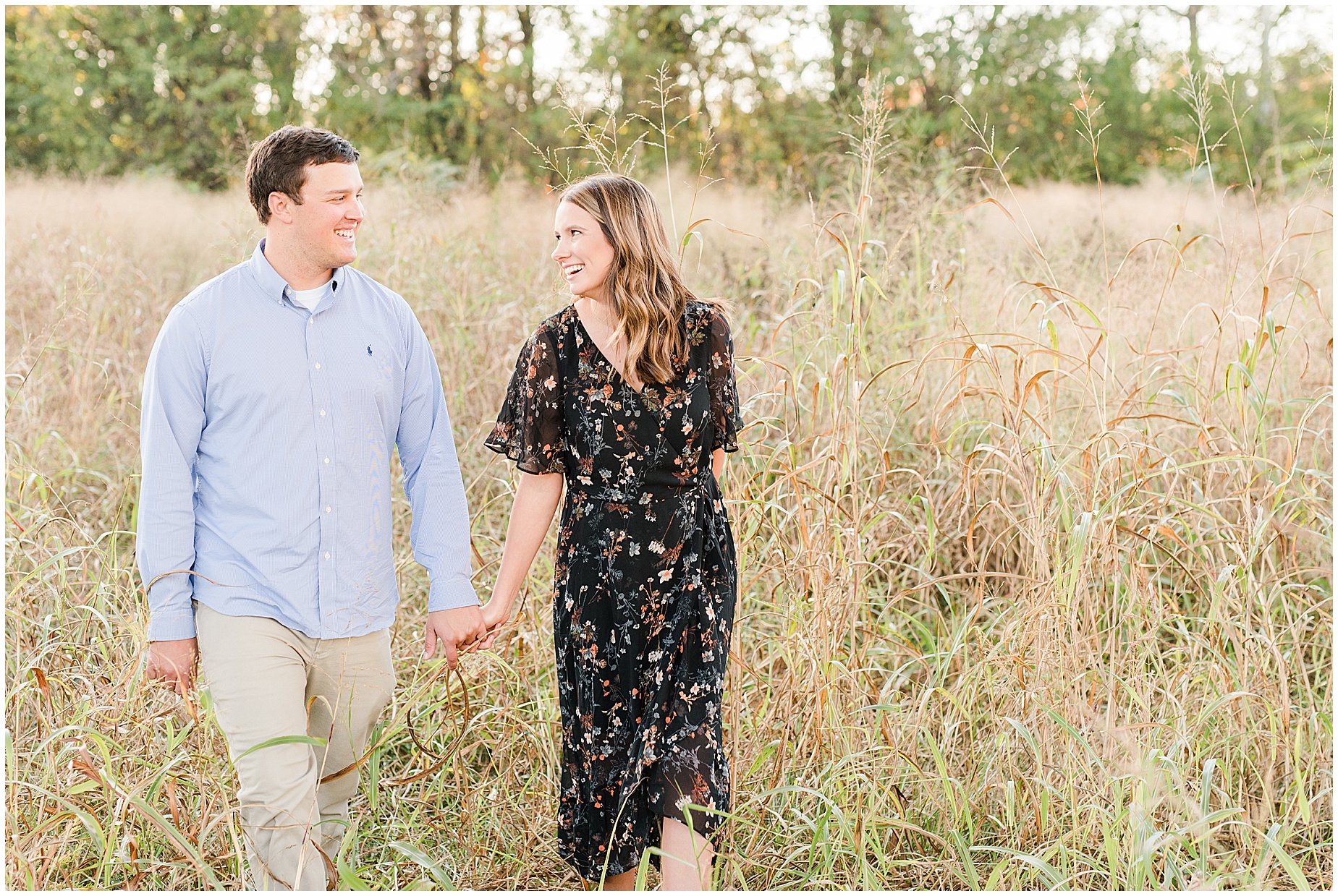 belle isle richmond engagement session tall grass