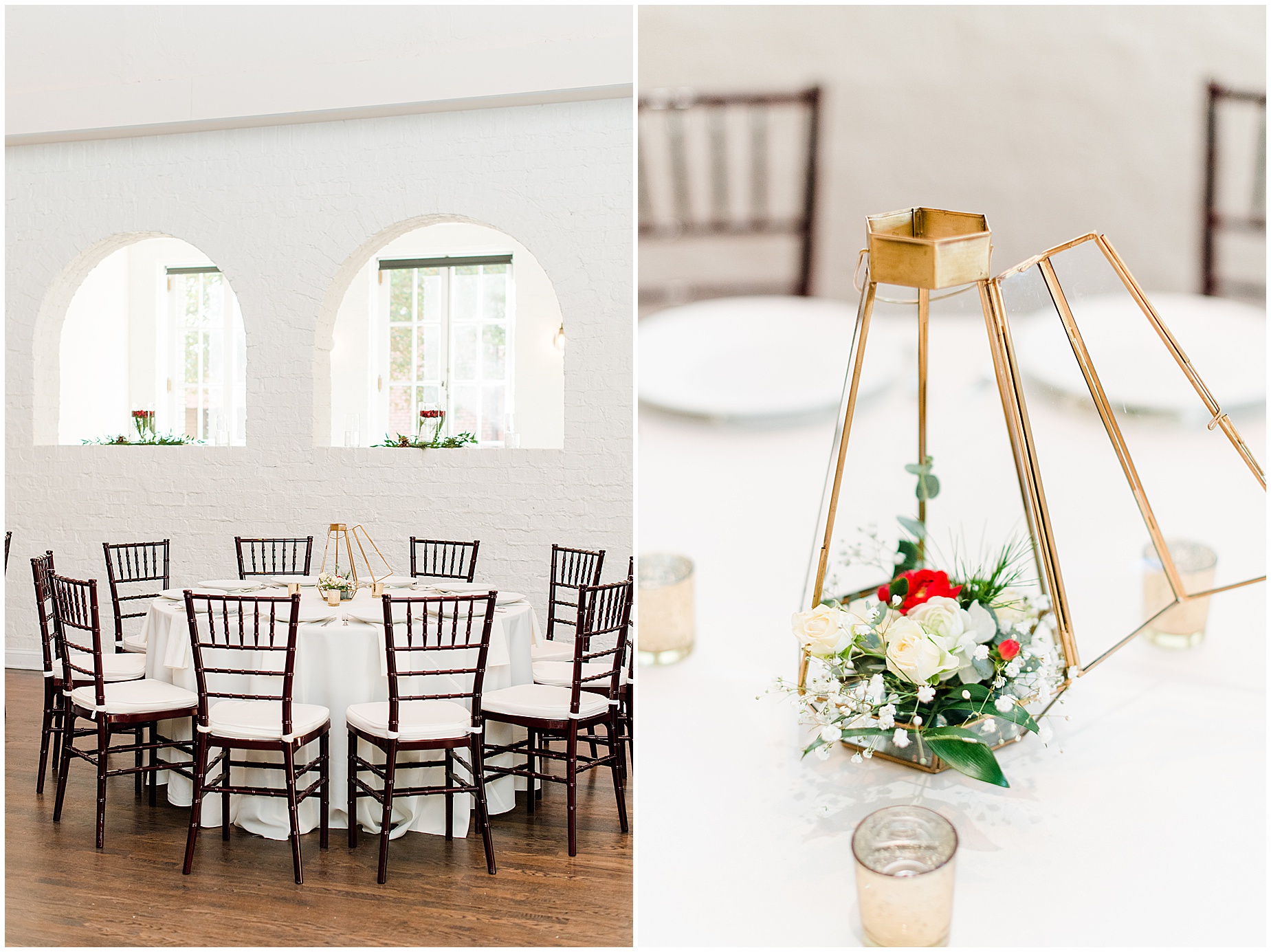 Historic Post Office ballroom Winter Wedding