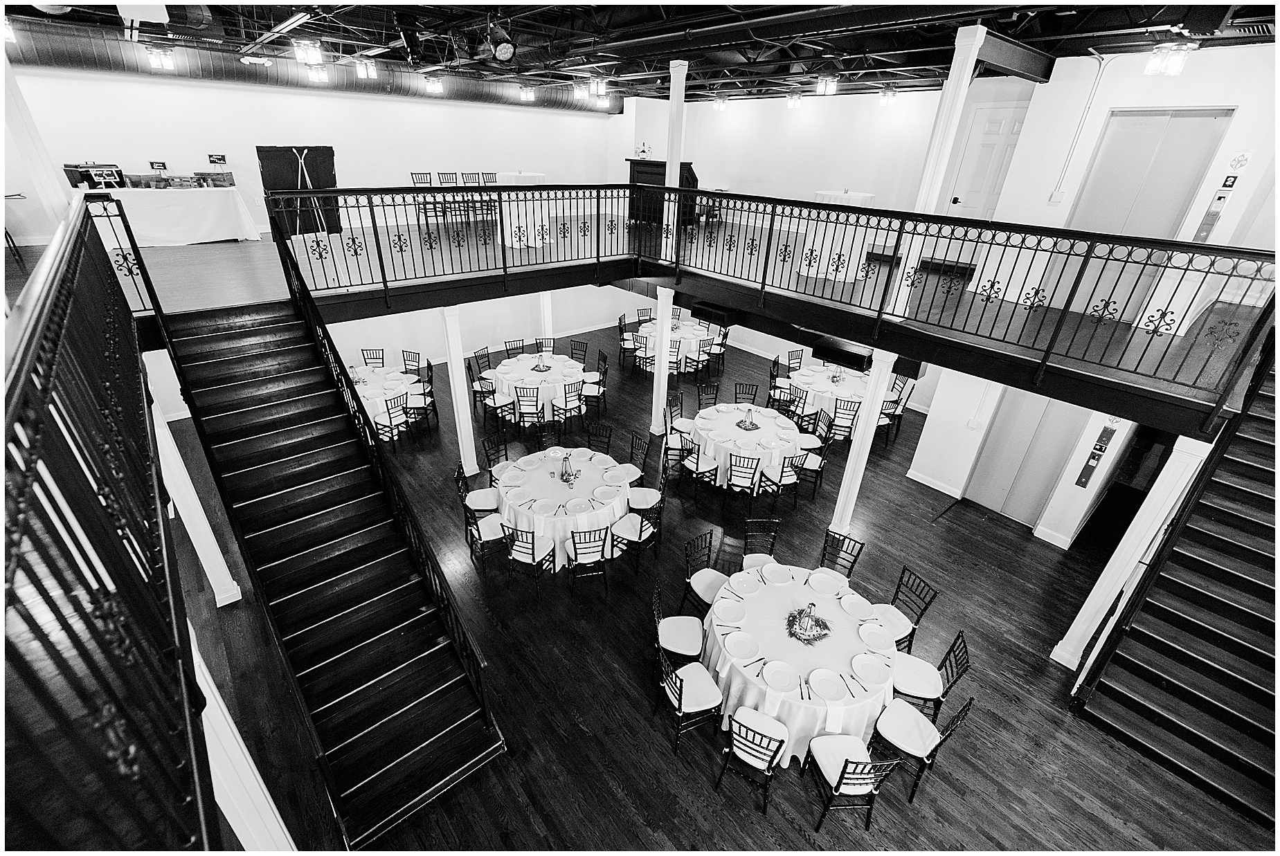 Historic Post Office building interior Winter Wedding