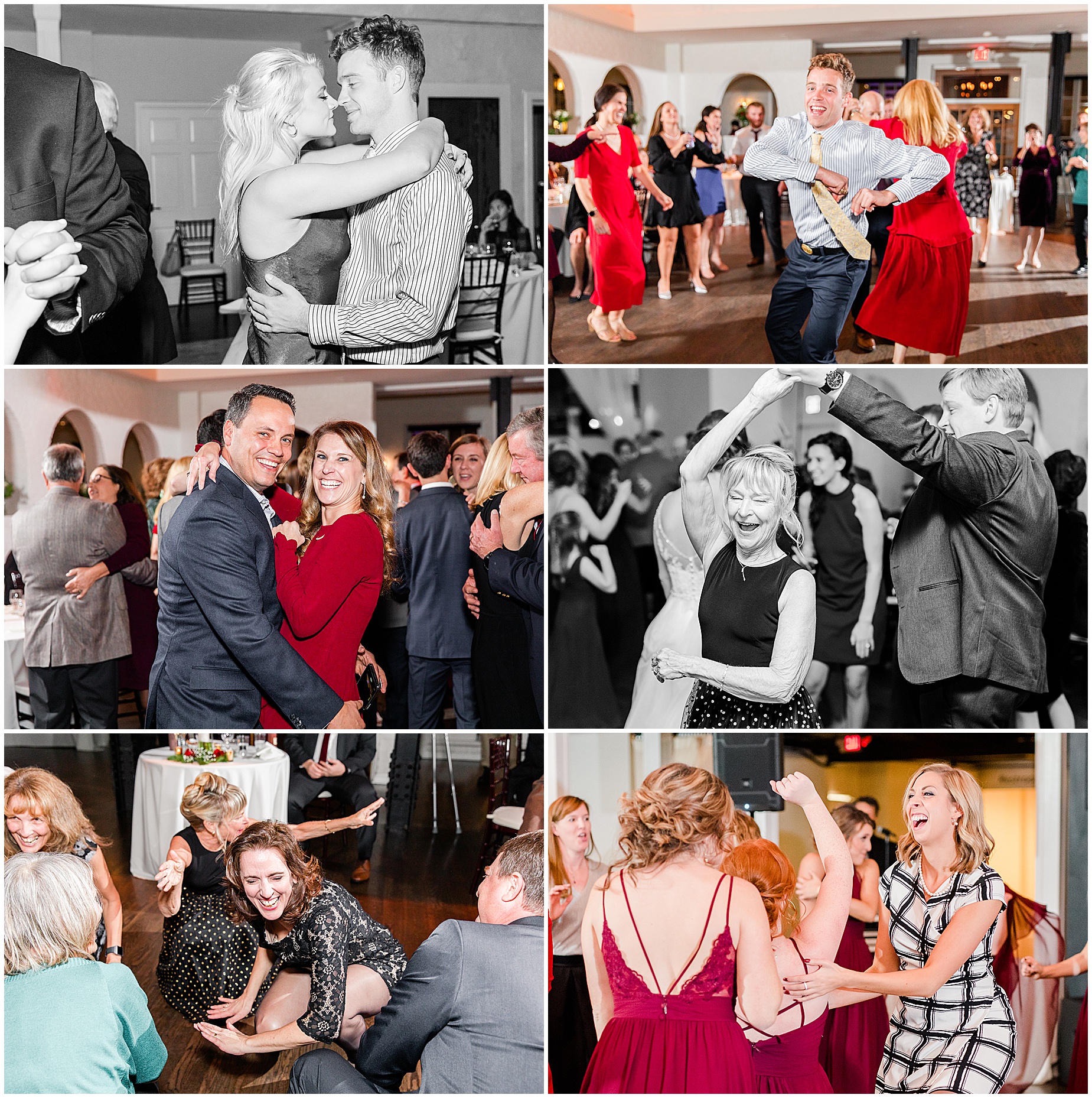 Historic Post Office Winter Wedding dancing 