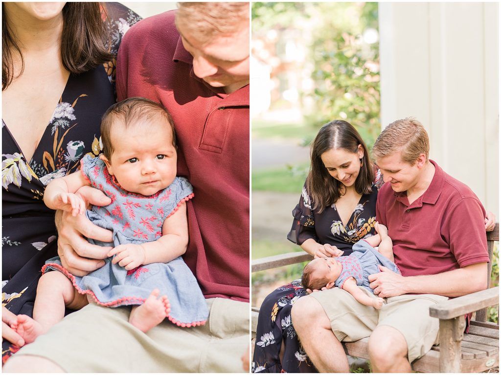richmond photographers newborn mini-session front porch baby