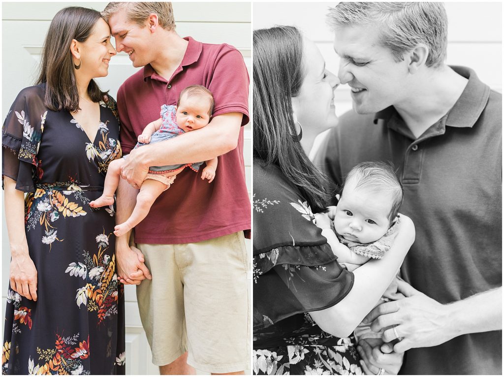 richmond photographers newborn baby mini-session front porch family