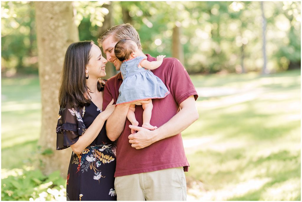 richmond photographers newborn mini-session back yard baby