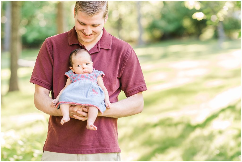 richmond photographers newborn mini-session back yard cute