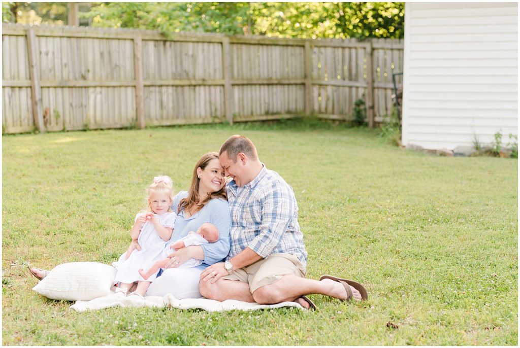 Backyard Family picnic