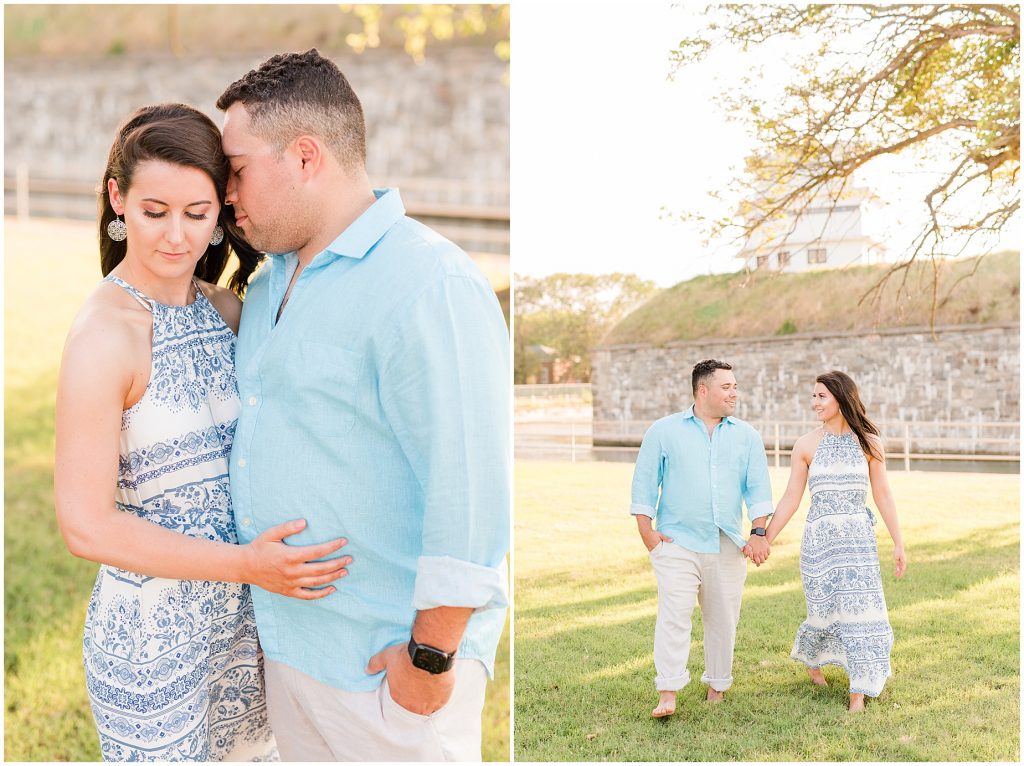 Fort Monroe Hampton Virginia Engagement outside fort 