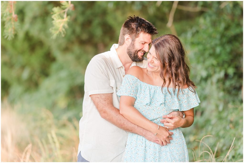 richmond virginia engagement session bright outdoor photography