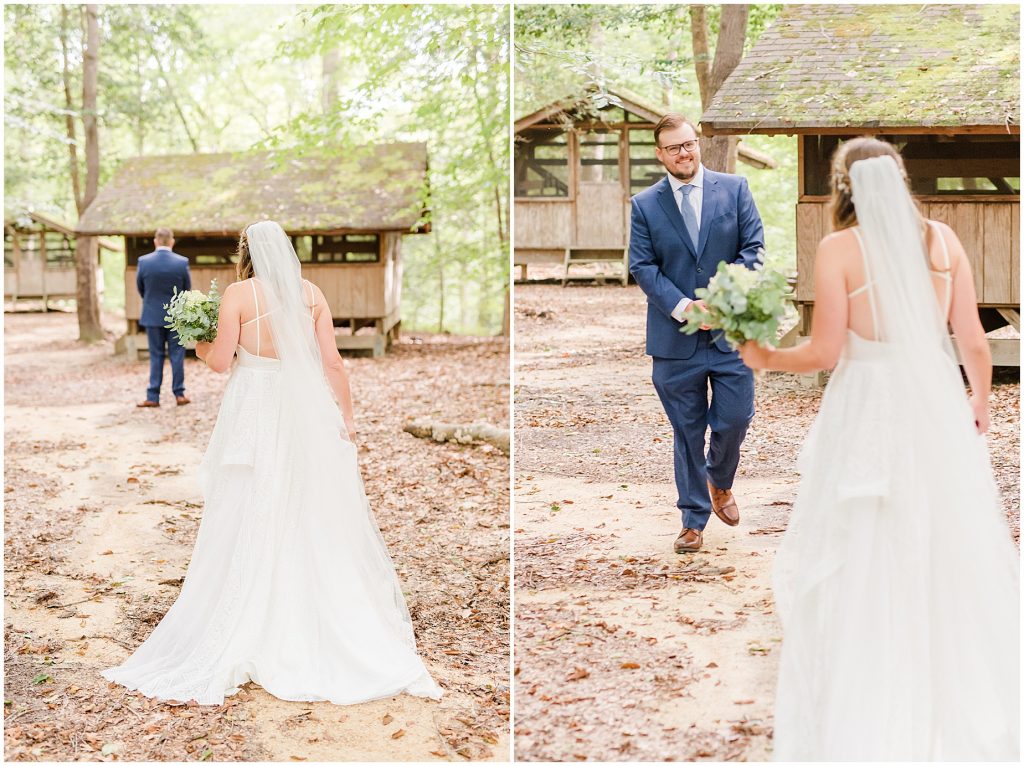 first look chanco on the james river richmond virginia wedding photographers