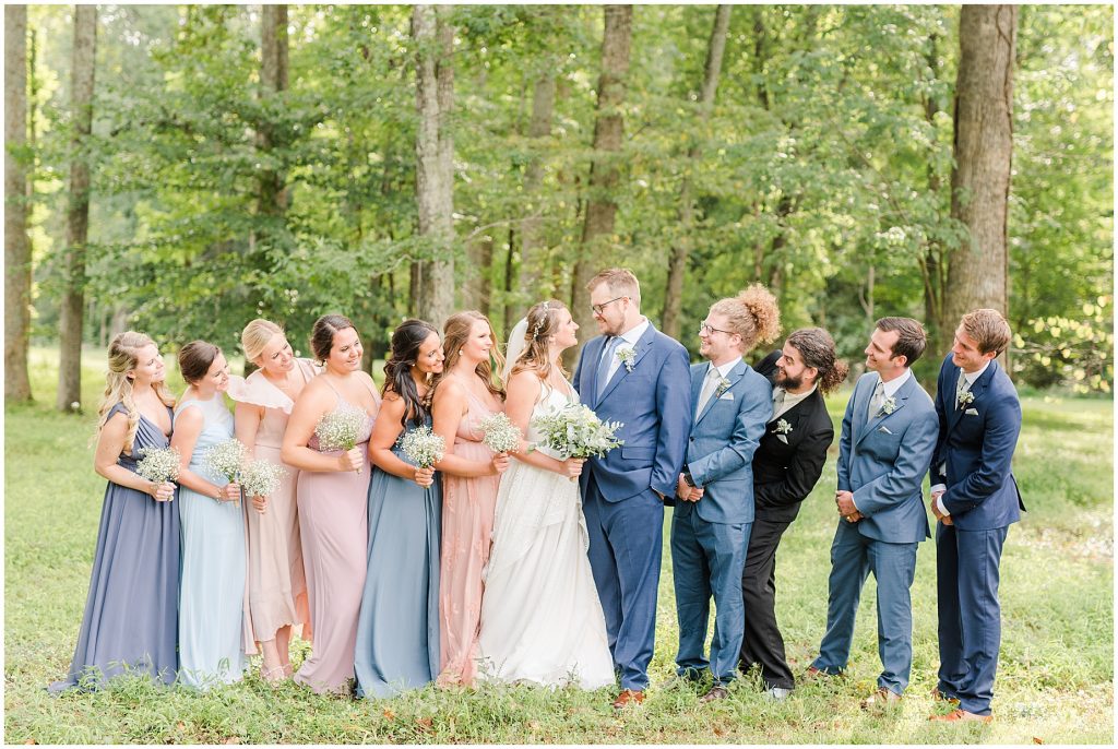 Bridal party chanco on the james river richmond virginia wedding photographers