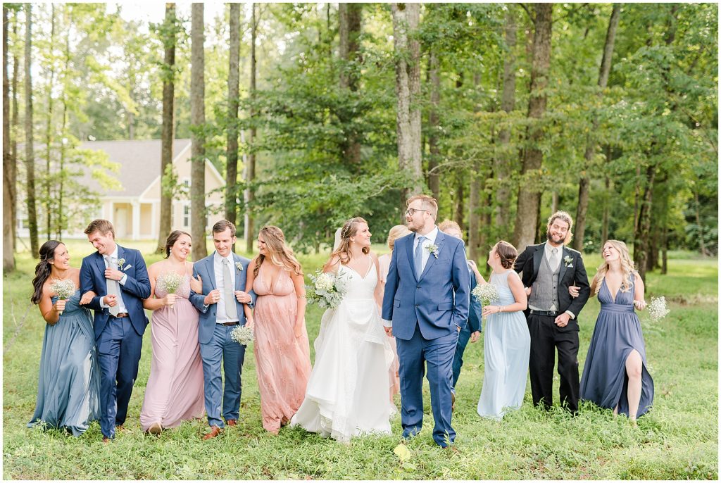 Bridal party chanco on the james river richmond virginia wedding photographers