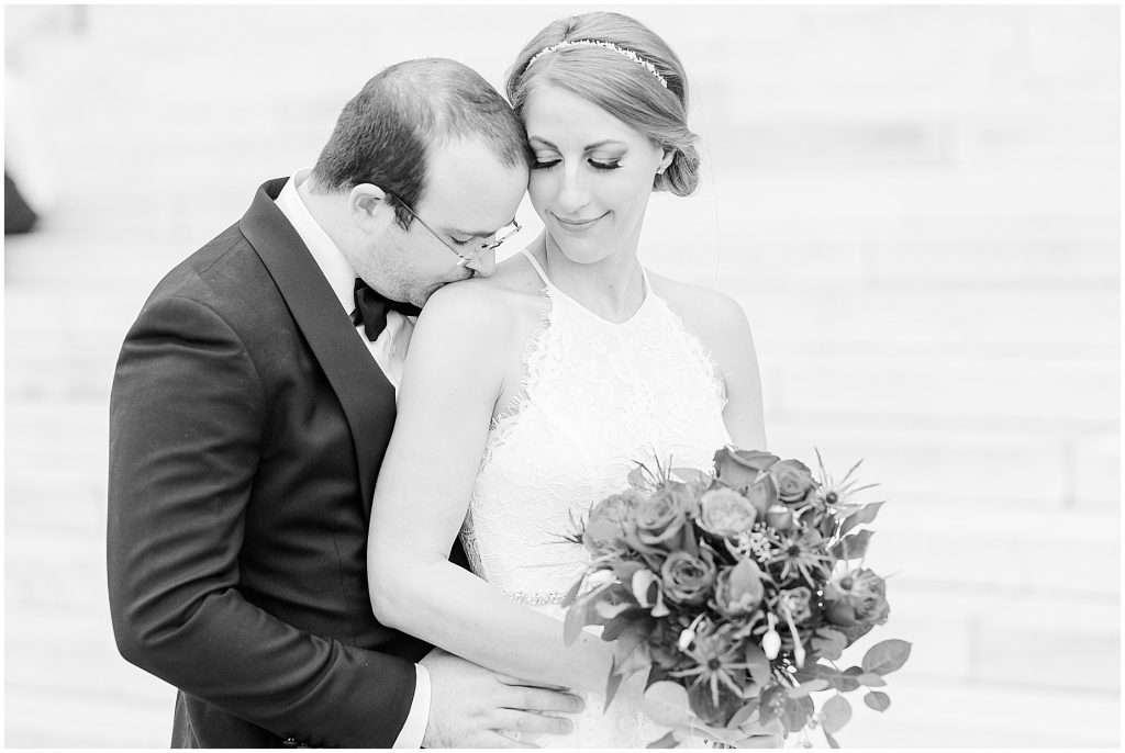 bride and groom national mall lincoln memorial portraits