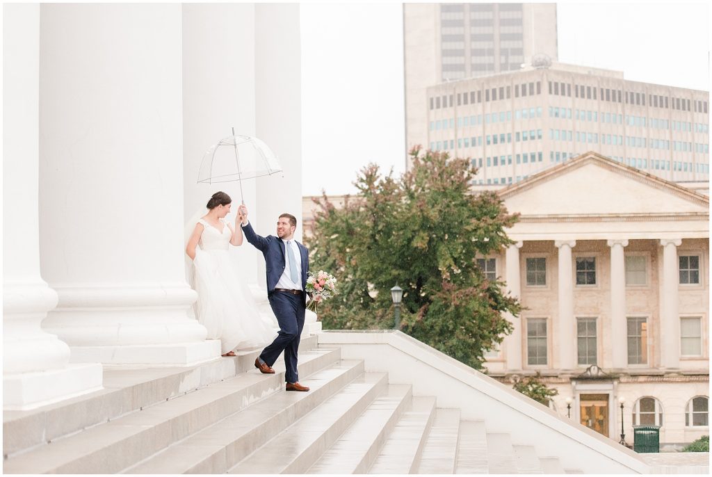 capital building richmond virginia wedding portraits