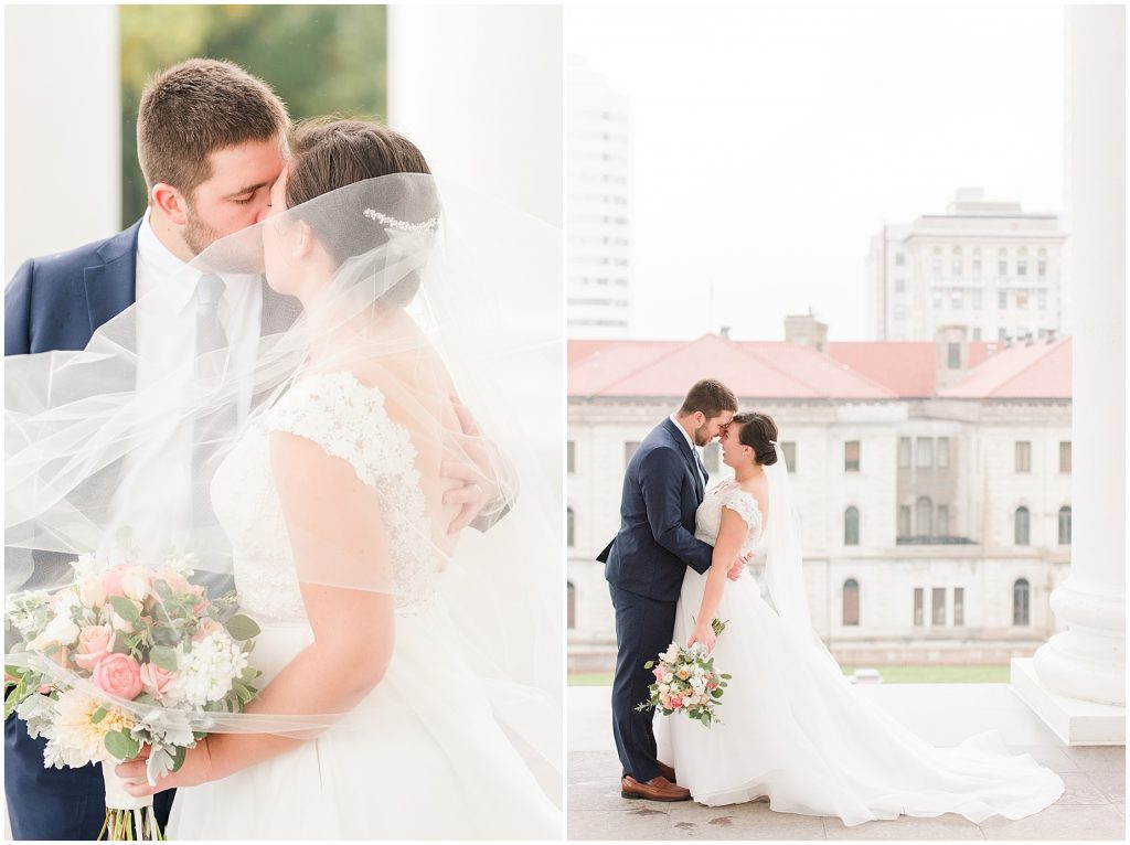 capitol building bride and groom portraits richmond virginia