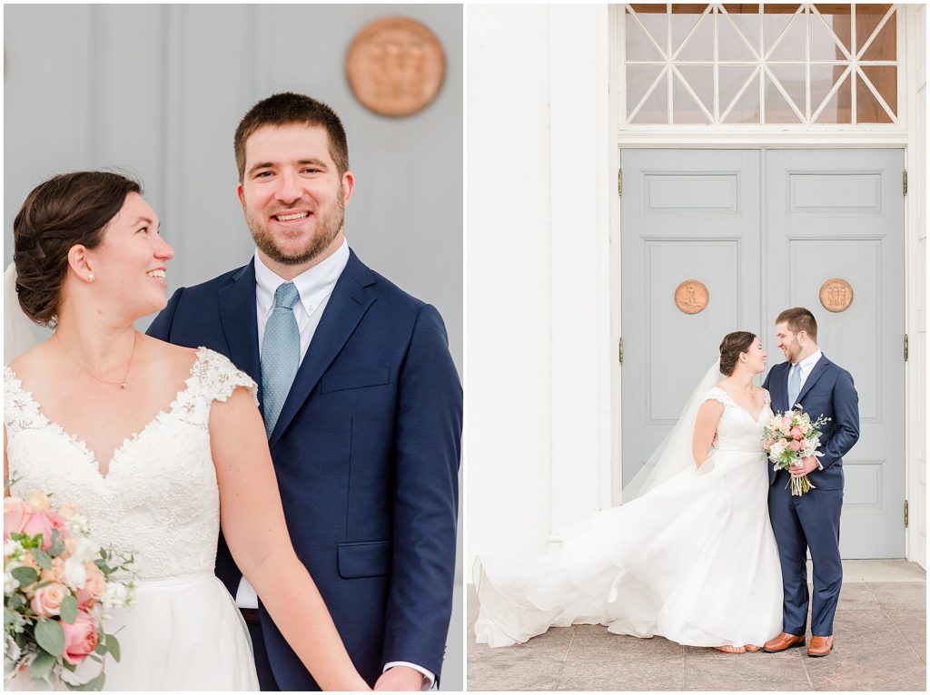 capitol building bride and groom portraits richmond virginia