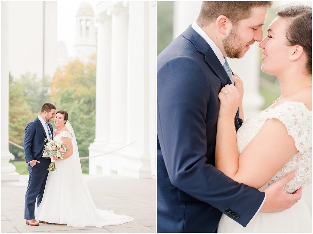 capitol building bride and groom portraits richmond virginia