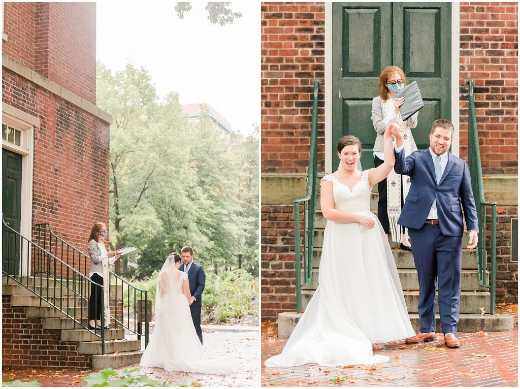 capitol square richmond virginia wedding ceremony at the bell tower 