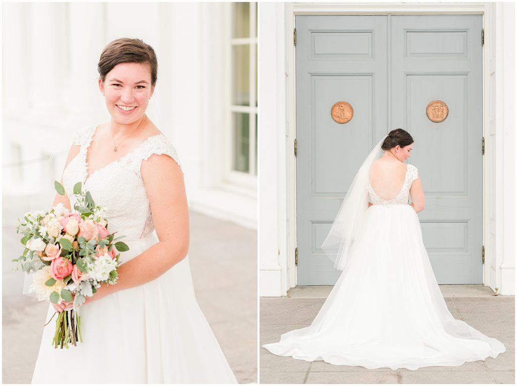 downtown capitol square richmond bridal portraits