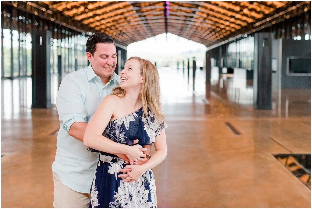 main street train station downtown richmond engagement session