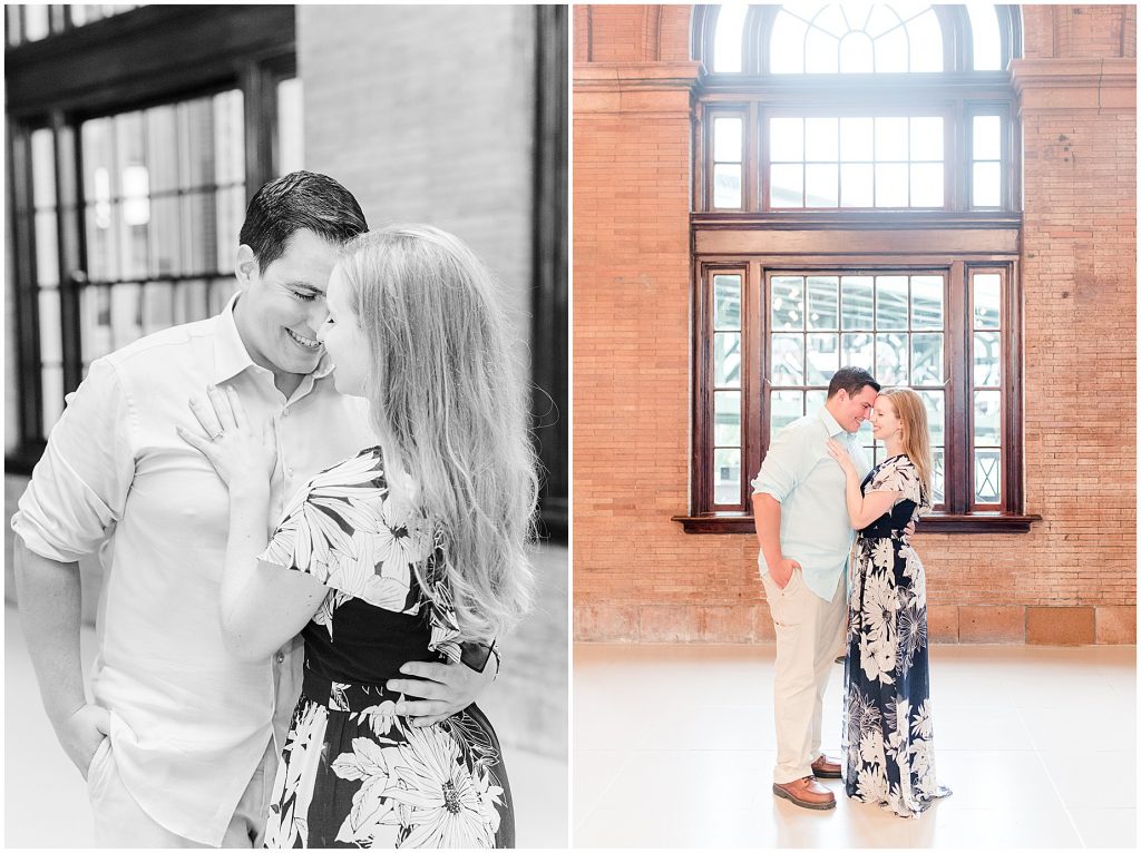 main street station downtown richmond engagement session