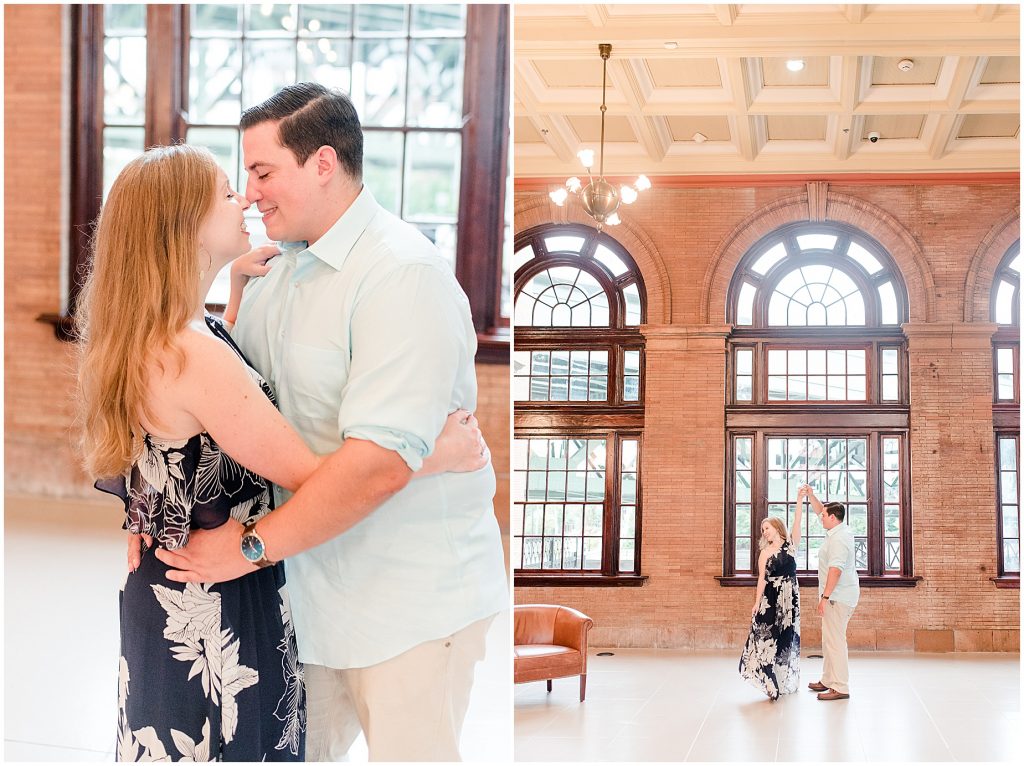 main street station downtown richmond engagement session