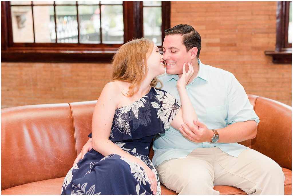 main street station downtown richmond engagement session