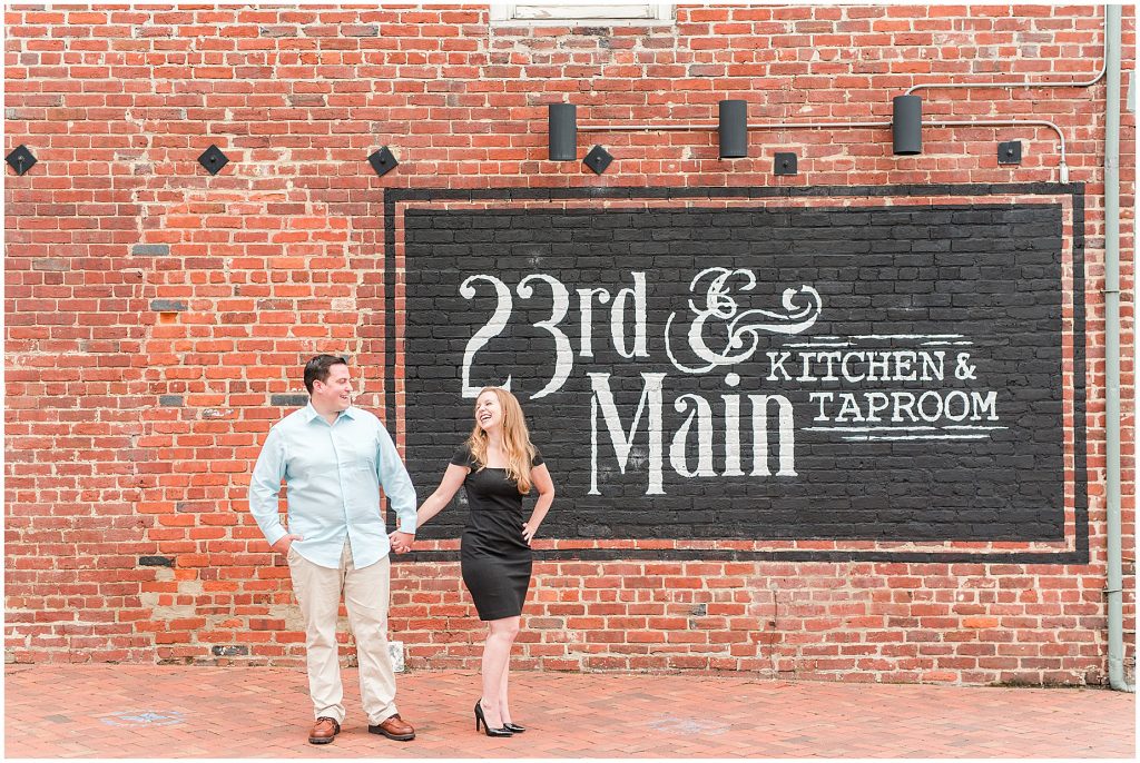 richmond restaurant engagement session 