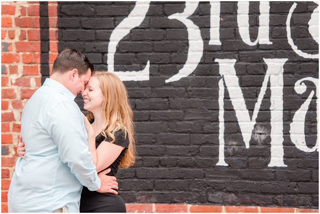 richmond restaurant engagement session 