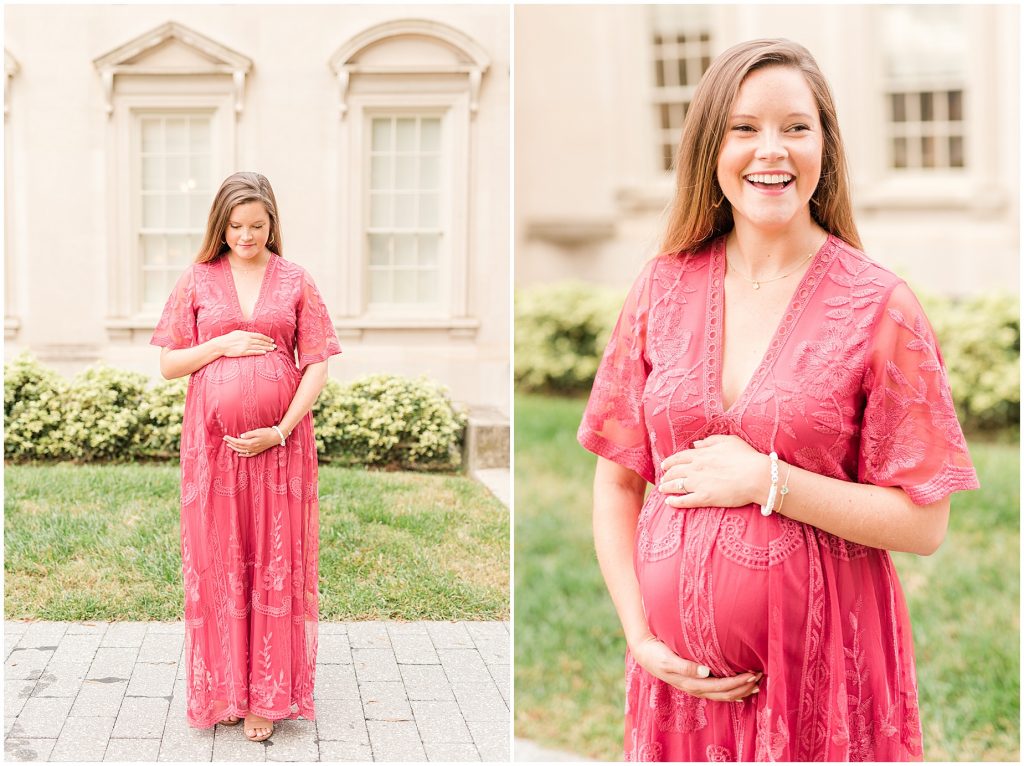 vmfa maternity session in richmond virginia