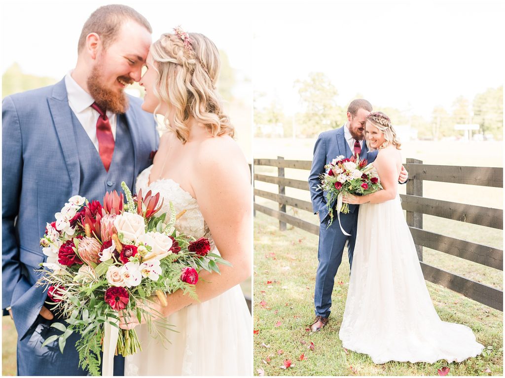 wedding pictures at wisteria farms richmond fall portraits