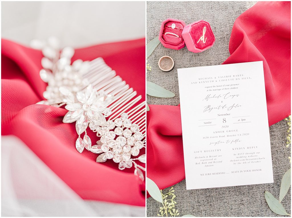 amber grove virginia wedding invitation suite detail photography