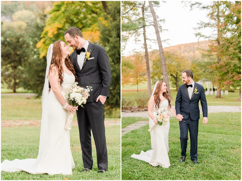 fall portraits at whitehall estate in bluemont virginia
