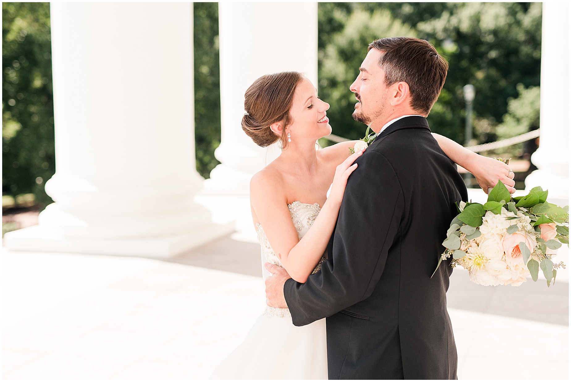 richmond capitol building wedding portraits