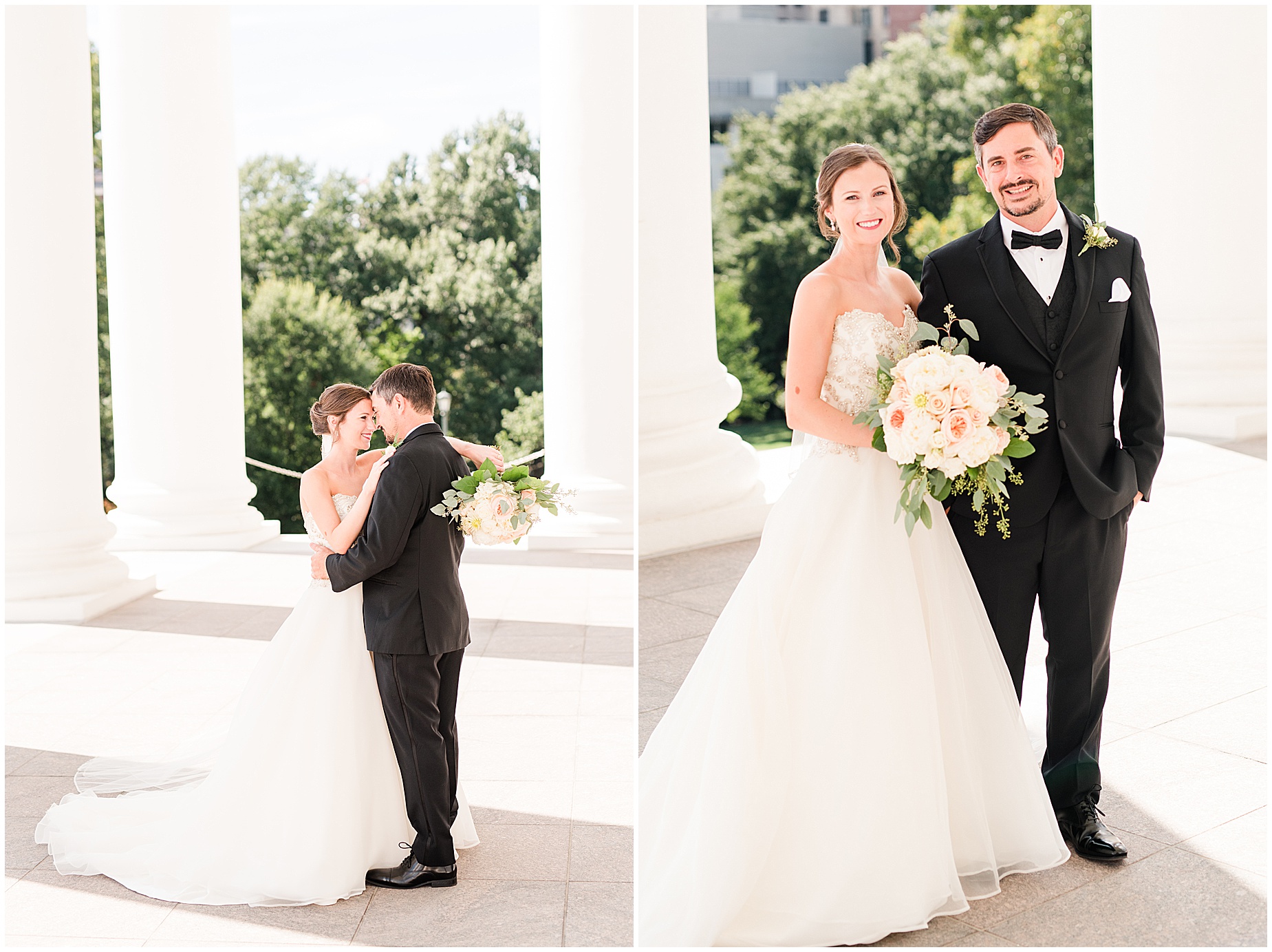 richmond capitol building wedding portraits