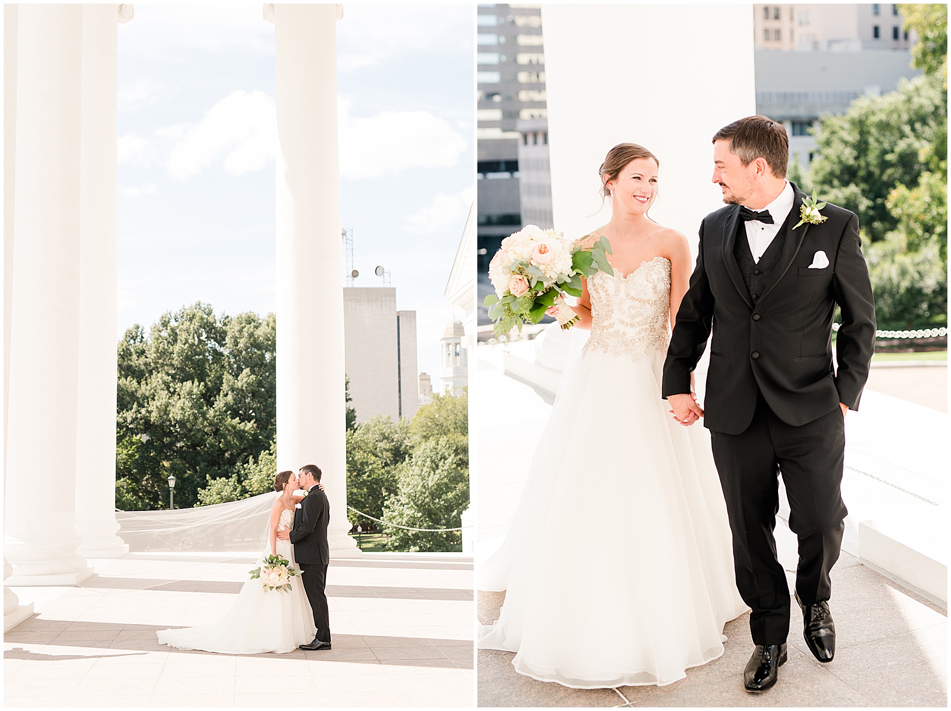 richmond capitol building wedding portraits