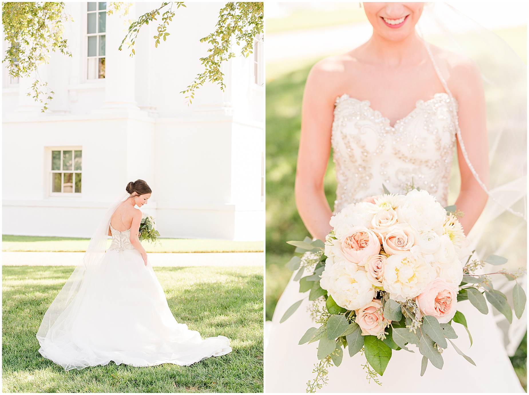 richmond capitol building wedding portraits bridals