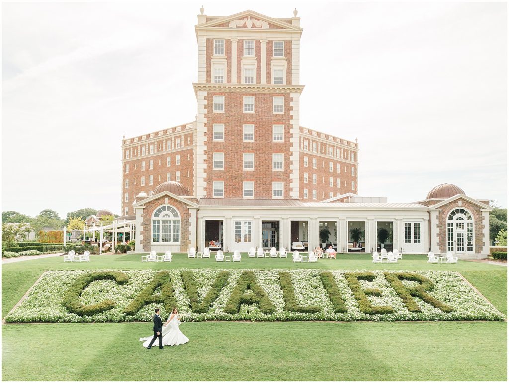 summer virginia beach wedding at the cavalier hotel bride and groom wedding day timeline