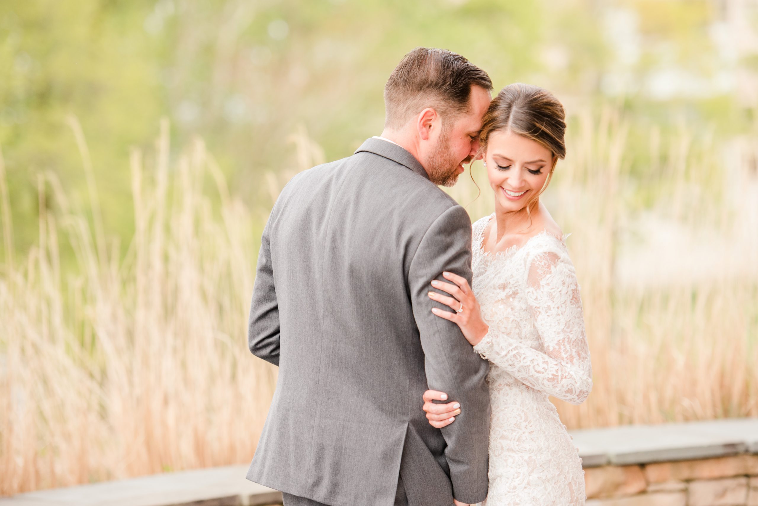 Lansdowne Spa and Resort Ballroom Wedding bride and groom portrait