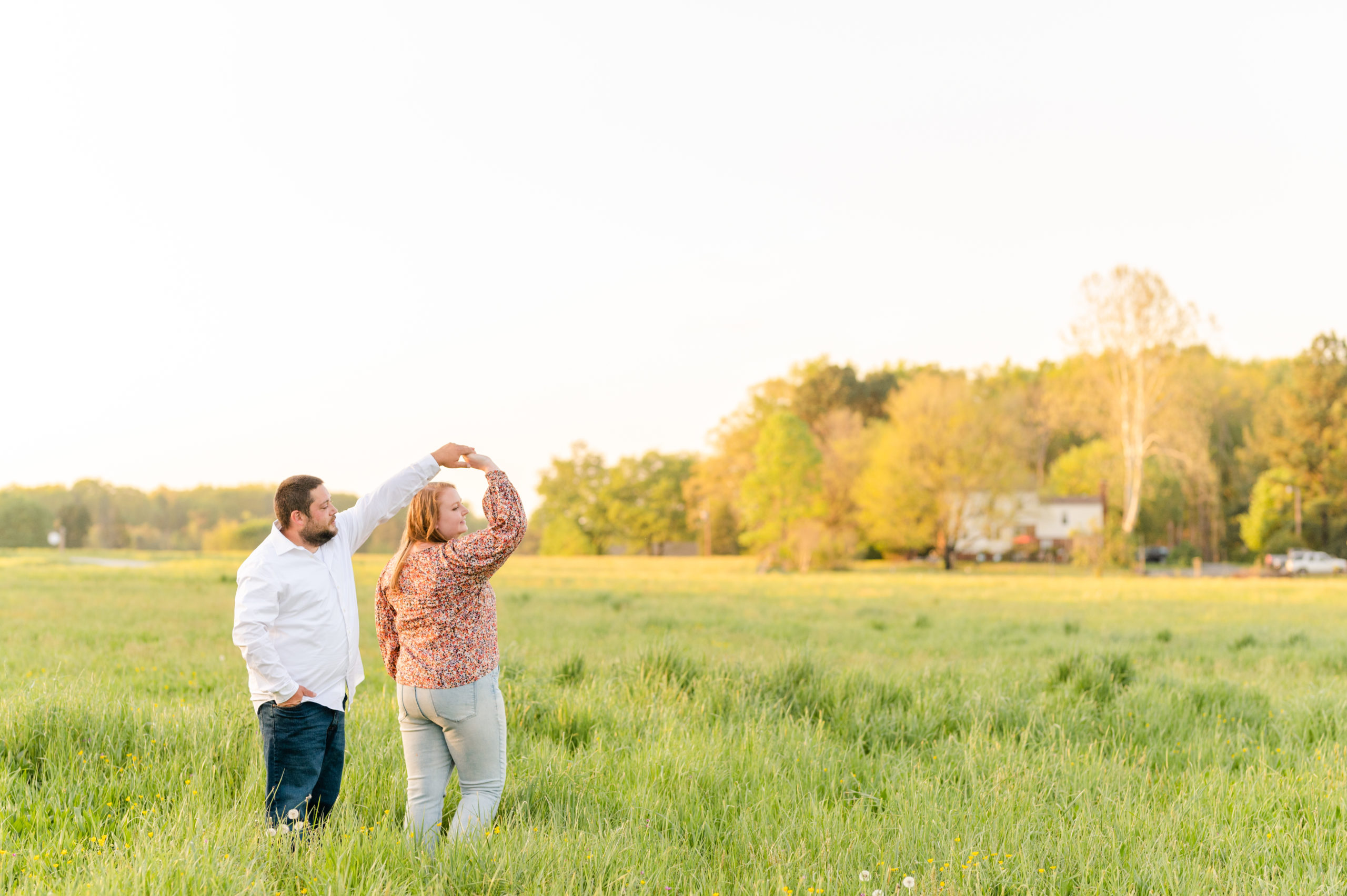 Oakdale Spring Engagement Session Richmond